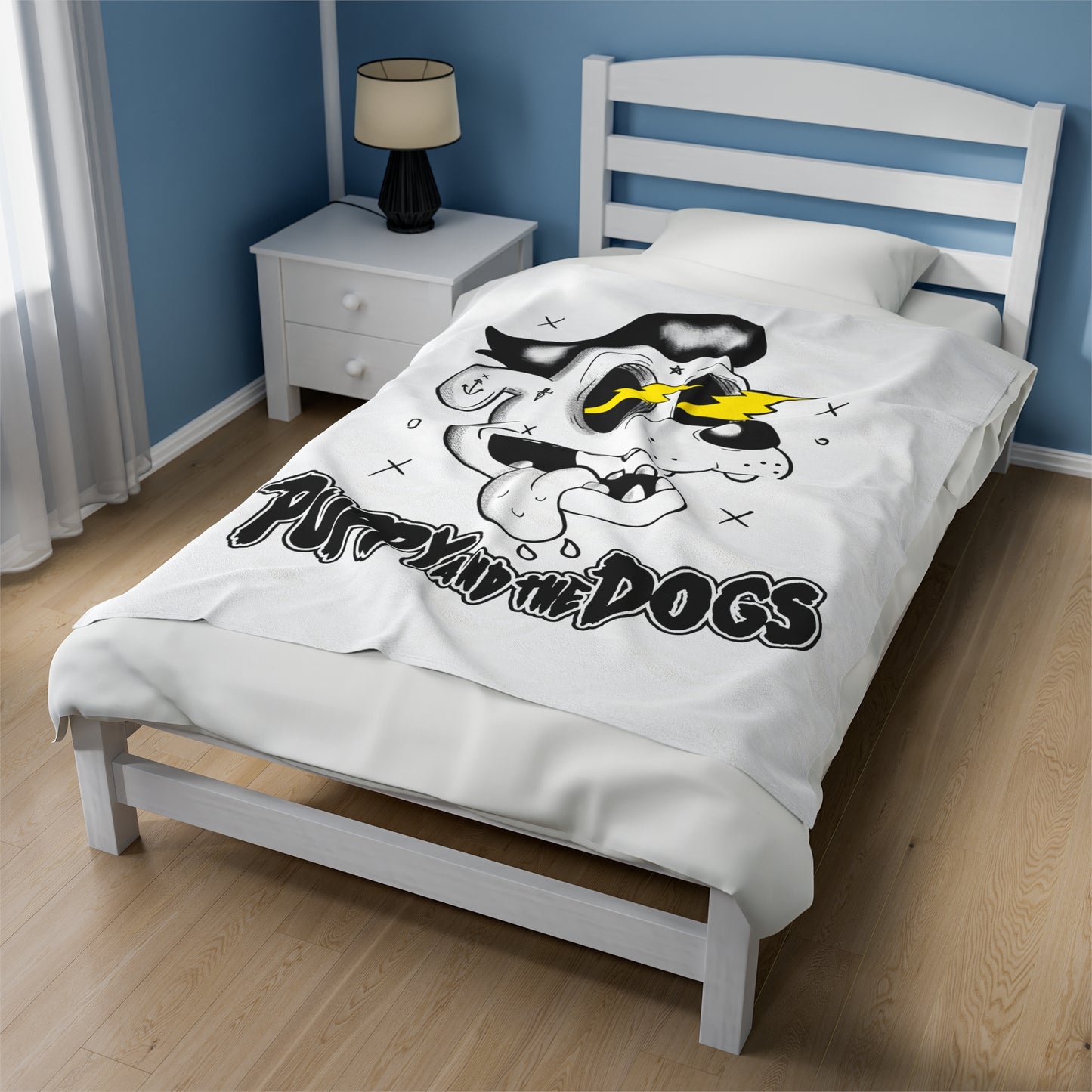 Puppy Logo Plush Blanket