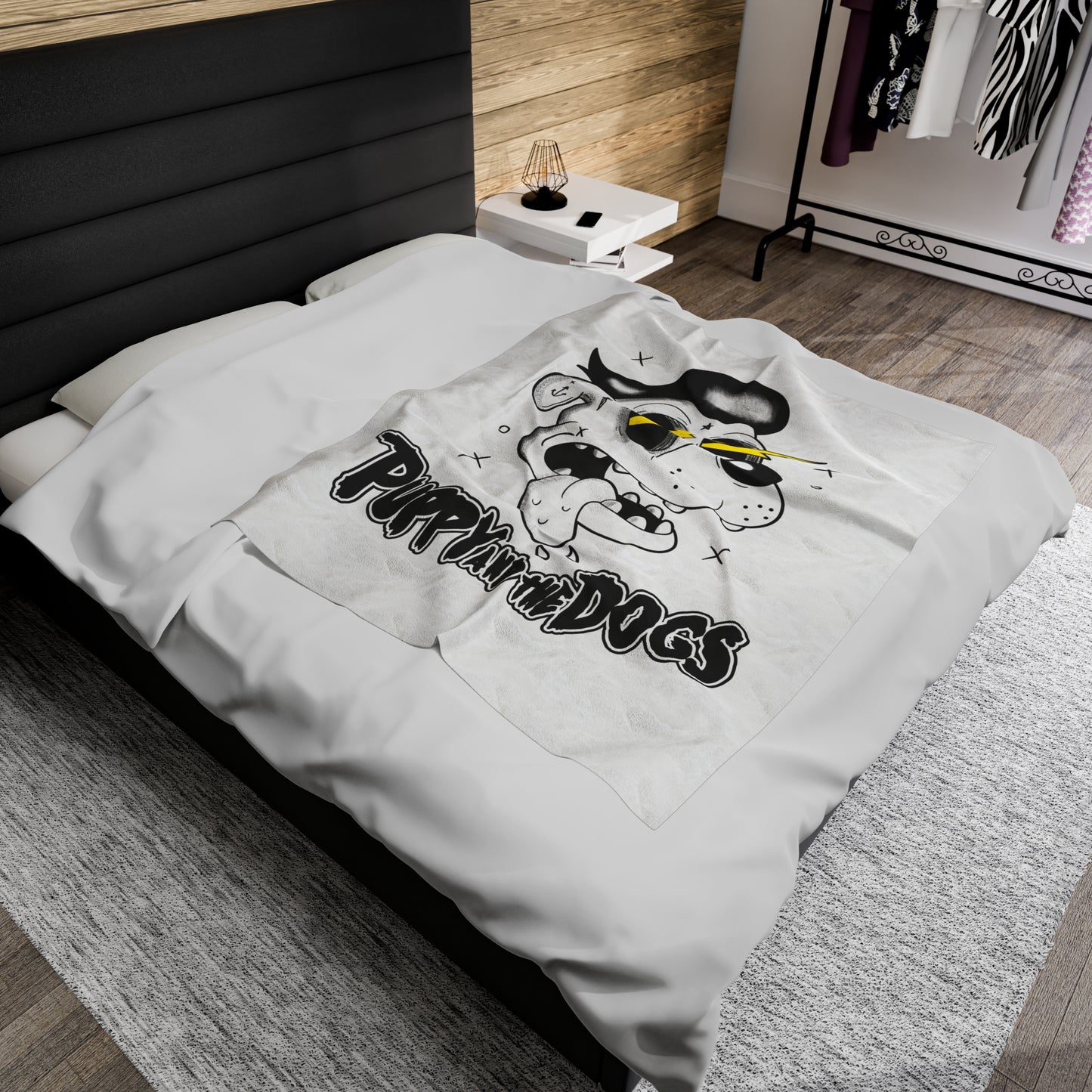 Puppy Logo Plush Blanket